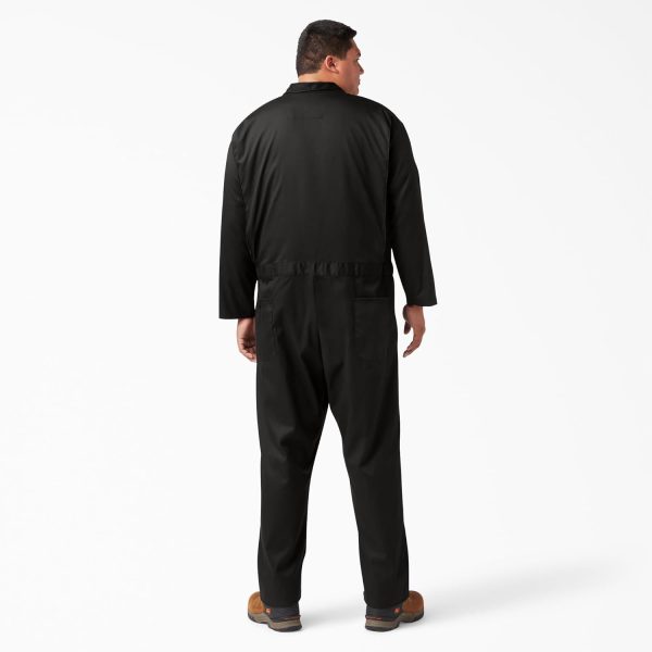 OCO2502378 Long Sleeve Coveralls, BLACK, L RG - Image 2