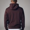 OCO2502360 Red Regular Fit Rich Jersey Fabric Hoodie - Image 3